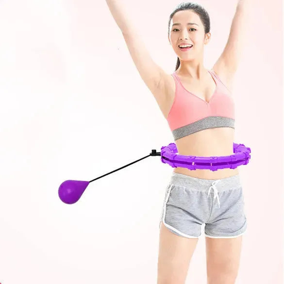 Fitness Ring Adjustable Sport Hoops Abdominal Thin Waist Exercise Detachable Massage Fitness Hoops Gym Home Training Weight Loss - Bellarte Enchanté Fitness Ring Adjustable Sport Hoops Abdominal Thin Waist Exercise Detachable Massage Fitness Hoops Gym Home Training Weight Loss